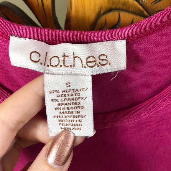 C.L.O.T.H.E.S. Simple Tank Size S - Picture 2 of 3